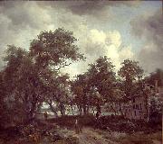 Meindert Hobbema Hut among Trees painting